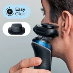 Braun Series 6 60-B1200s Electric Shaver For Men With Precision Trimmer - Blue -FOREO || Braun || Therabody Shop CopyofImage 4 Braun 60 B1200s Secondary image 3 2