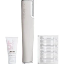 DERMAFLASH LUXE+ Anti-Ageing, Exfoliation + Peach Fuzz Removal Device -FOREO || Braun || Therabody Shop LUXE Stone 04 1
