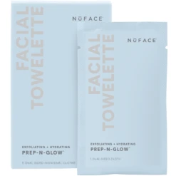 NuFACE Prep-N-Glow Cleansing Cloths (5 Pack) -FOREO || Braun || Therabody Shop NF GLW 30394 5PK GL ECM 001