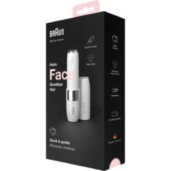 Braun Face Mini Hair Remover FS1000, Electric Facial Hair Trimmer For Women 10 Braun Face Mini Hair Remover FS1000, Electric Facial Hair Trimmer For Women -FOREO || Braun || Therabody Shop PS BRNFS1000 GL ECM 005